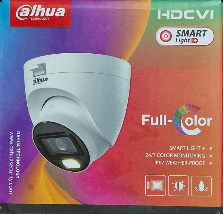 دوربین مداربسته داهوا ۲مگ دید در شب رنگی با ضبط صدا مدل Dahua HDW 1209 TLQP A
